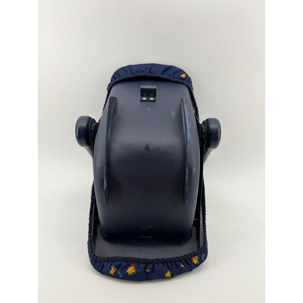 Vintage Disney Winnie‎ the Pooh Doll Car Seat Carrier Kids OS Navy Blue Toy
